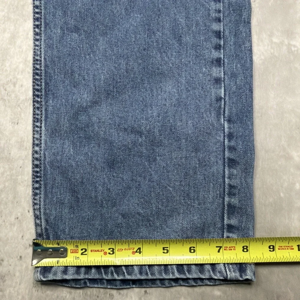 Levi's 505 Jeans Mens 38x32 Blue Regular Fit Straight Leg Medium Wash Denim USA